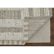 Feizy Ashby 8909F Transitional Geometric Rug in Gray/Ivory