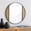 Surya Anassa Round Bohemian Style Mirror Clearance