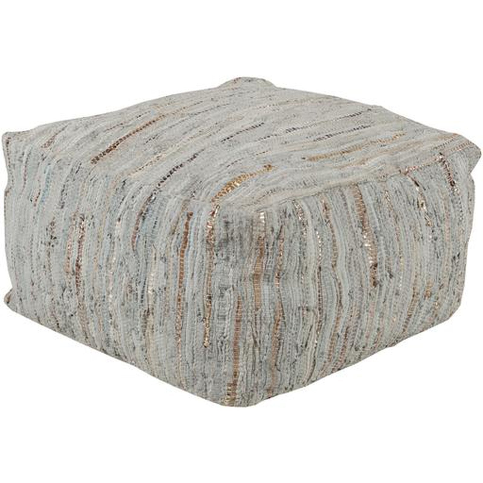 Livabliss by Surya Anthracite Pouf