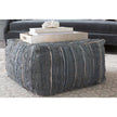 Livabliss by Surya Anthracite Pouf