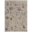 Feizy Kaia 39GPF Transitional Floral & Botanical in Ivory/Orange/Blue