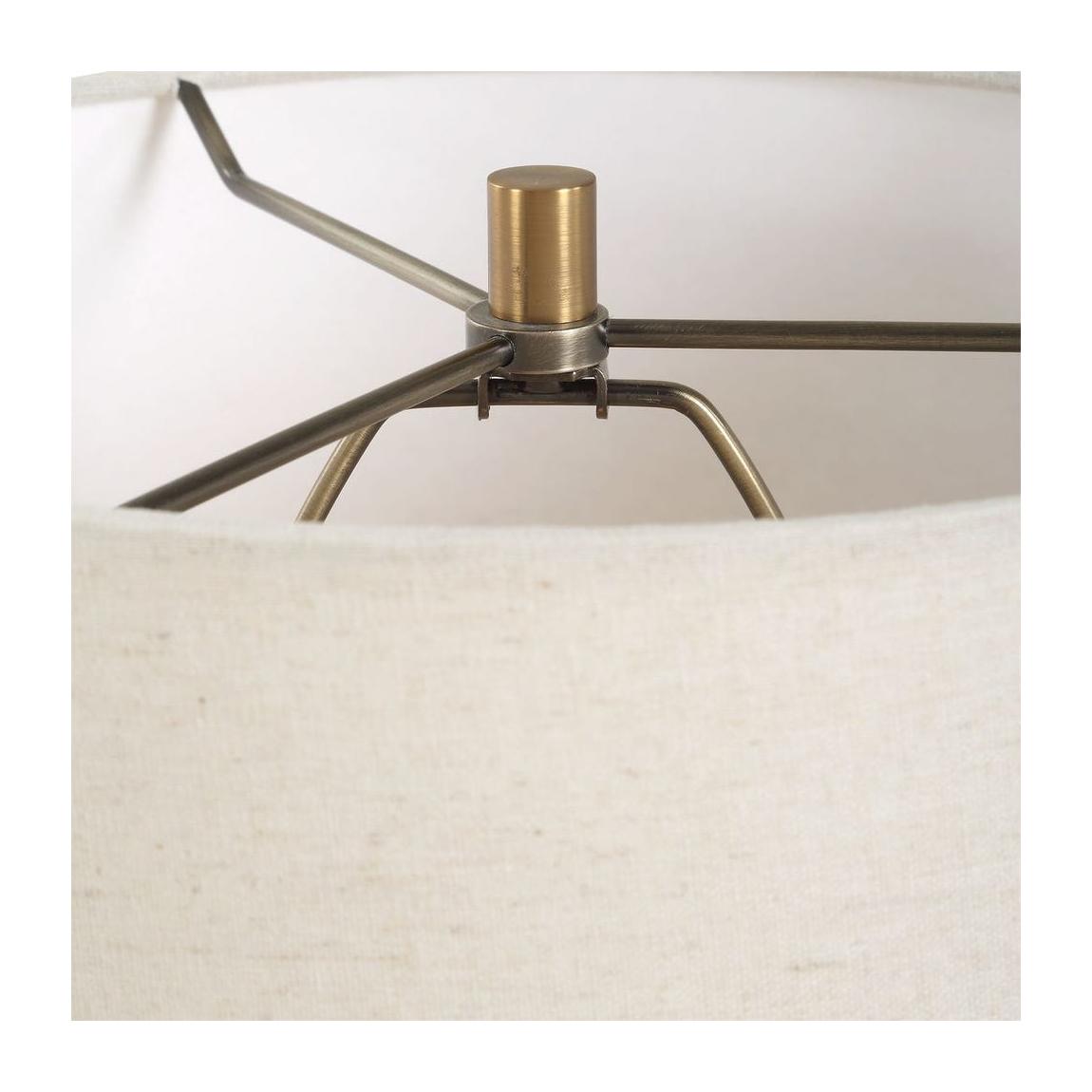 Uttermost Bower Matt Black Table Lamp