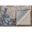 Feizy Laina 39G8F Transitional Abstract in Tan/Blue