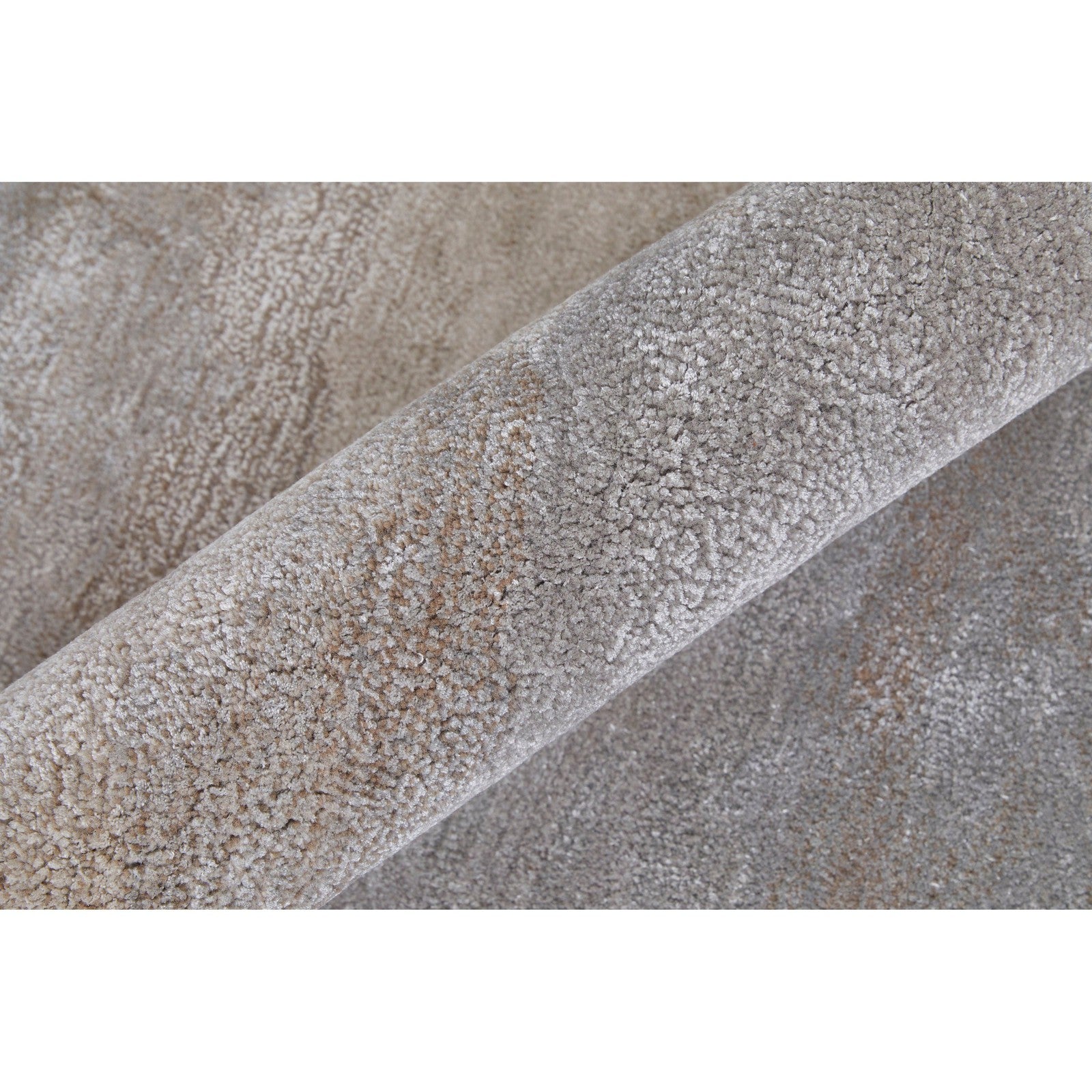 Feizy Anya 8921F Transitional Abstract Rug in Ivory/Gray
