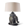 Lladro Siamese Elephant Table Lamp US