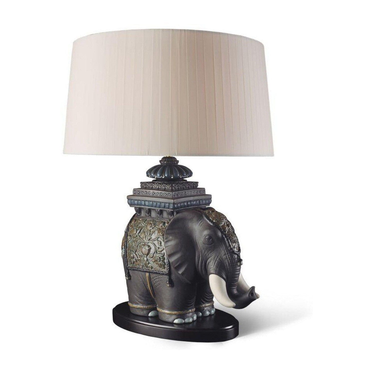 Lladro Siamese Elephant Table Lamp US