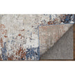 Feizy Gilmore 39MNF Modern Distressed in Ivory/Blue/Taupe