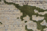 Feizy Pryor 39NEF Modern Abstract in Taupe/Green/Tan