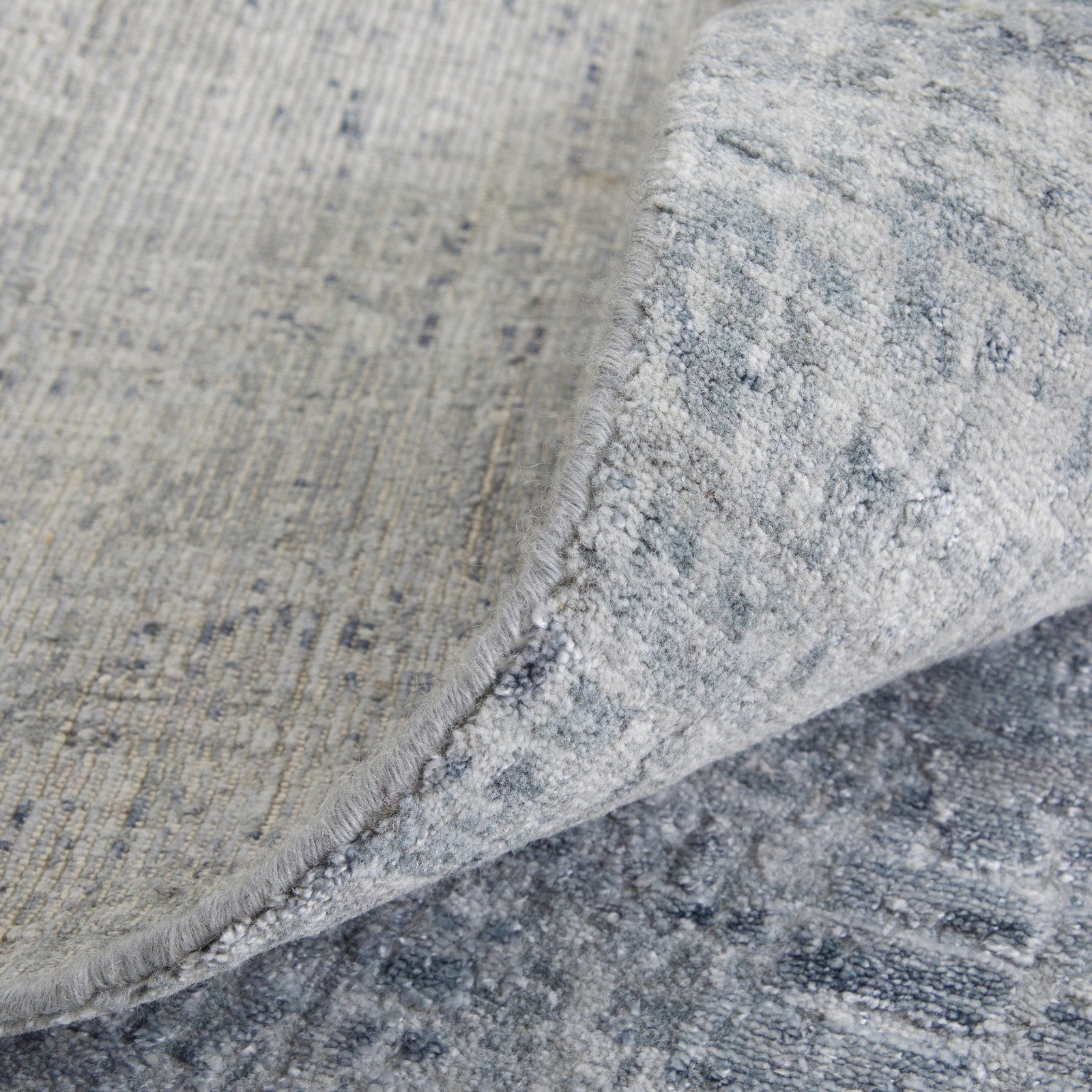 Feizy Eastfield 69A8F Modern Abstract in Blue/Silver