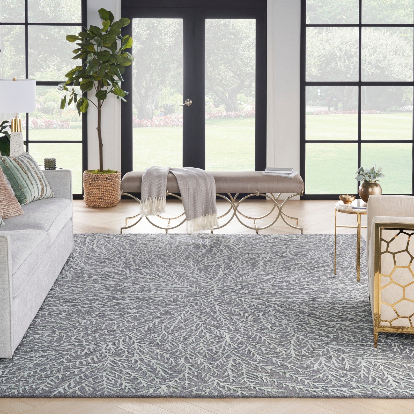 Nourison Rugs Michael Amini Ma30 Star SMR03 Modern Indoor Rug