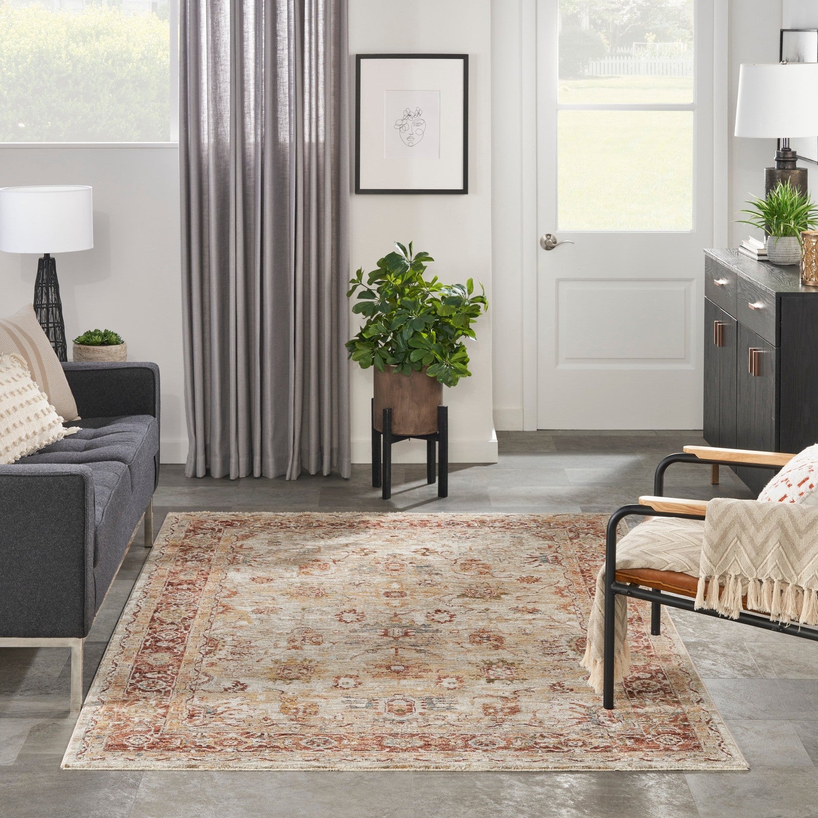 Nourison Sahar SHR02 Persian Indoor Rug