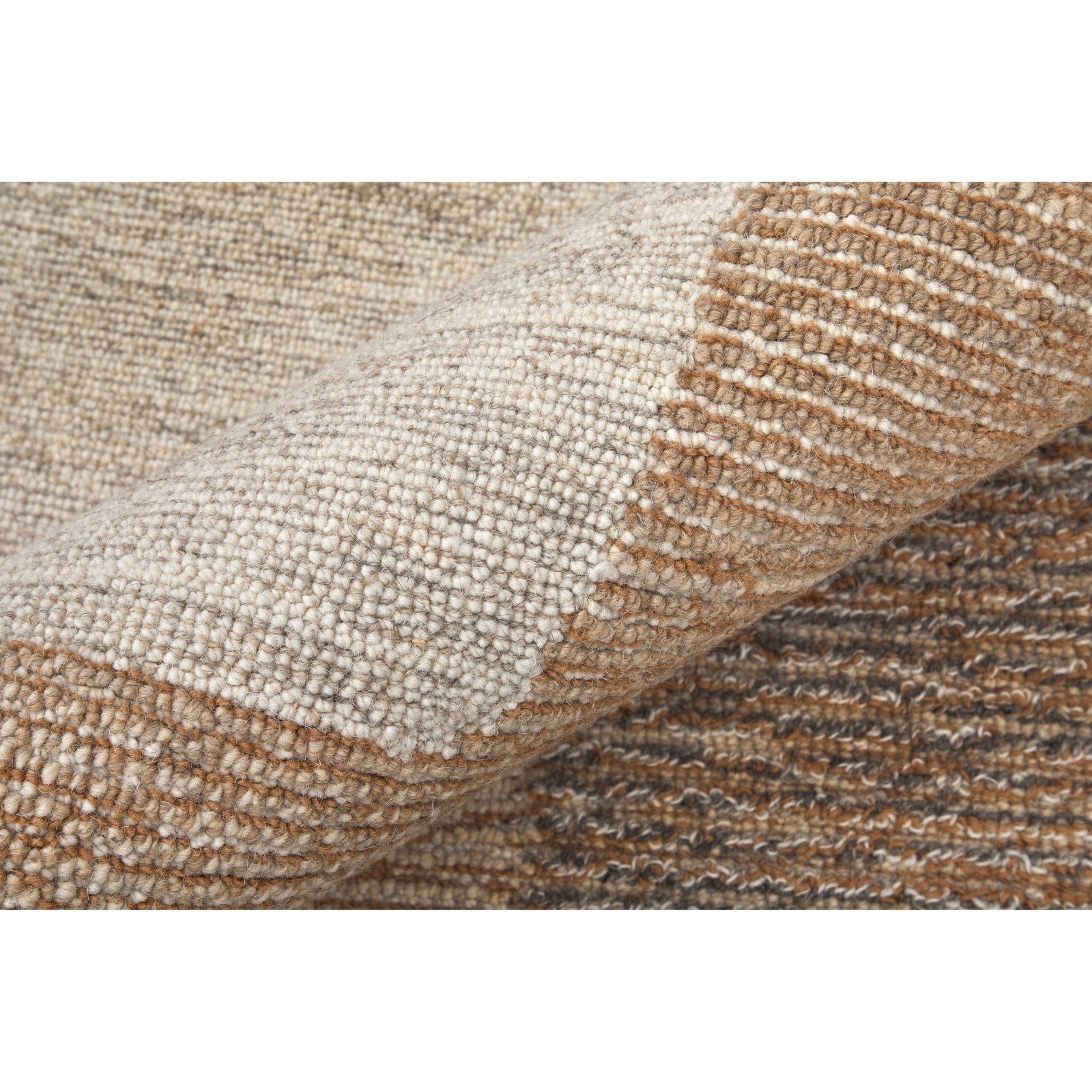 Feizy Pollock 8953F Modern Abstract in Brown/Tan/Ivory
