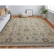 Feizy Corbitt 0613F Traditional Oriental in Tan/Blue/Gold