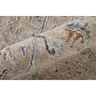 Feizy Pasha 39M6F Transitional Distressed in Taupe/Ivory/Blue