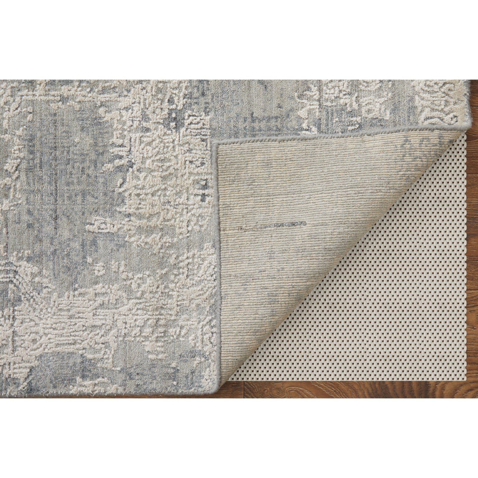 Feizy Eastfield 6989F Modern Abstract in Silver/Gray