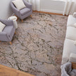 Feizy Pryor 39NEF Modern Abstract in Taupe/Green/Tan