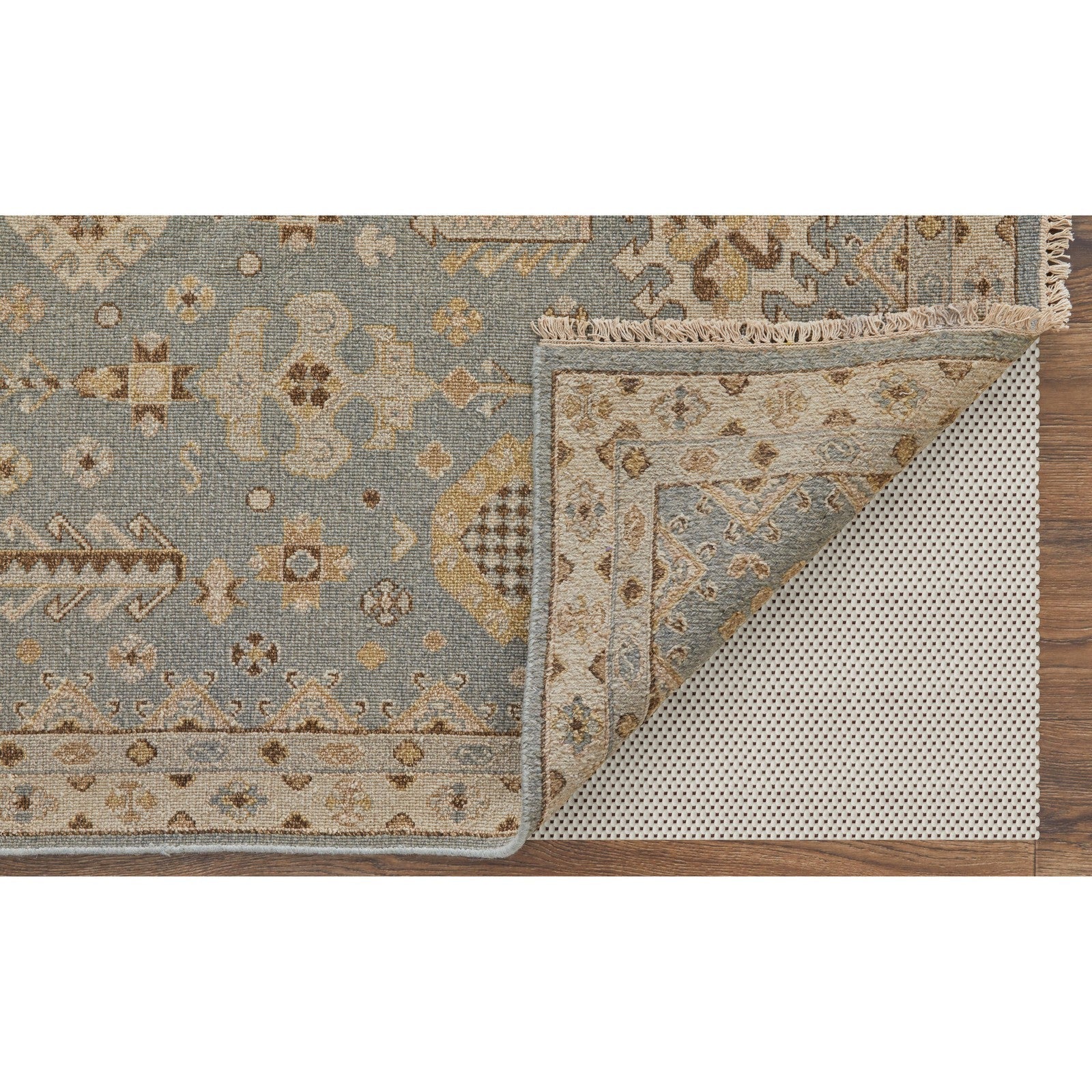 Feizy Corbitt 0610F Traditional Oriental in Blue/Gray/Ivory