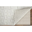 Feizy Redford 8669F Transitional Solid in White/Silver