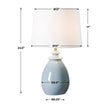 Uttermost Lorene Light Blue Table Lamp