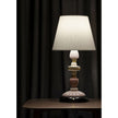 Lladro Firefly Table Lamp Pink and Golden Luster US