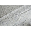 Feizy Redford 8847F Transitional Solid in White/Silver