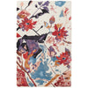 Feizy Dafney 8863F Transitional Floral & Botanical in Red/Blue/Purple
