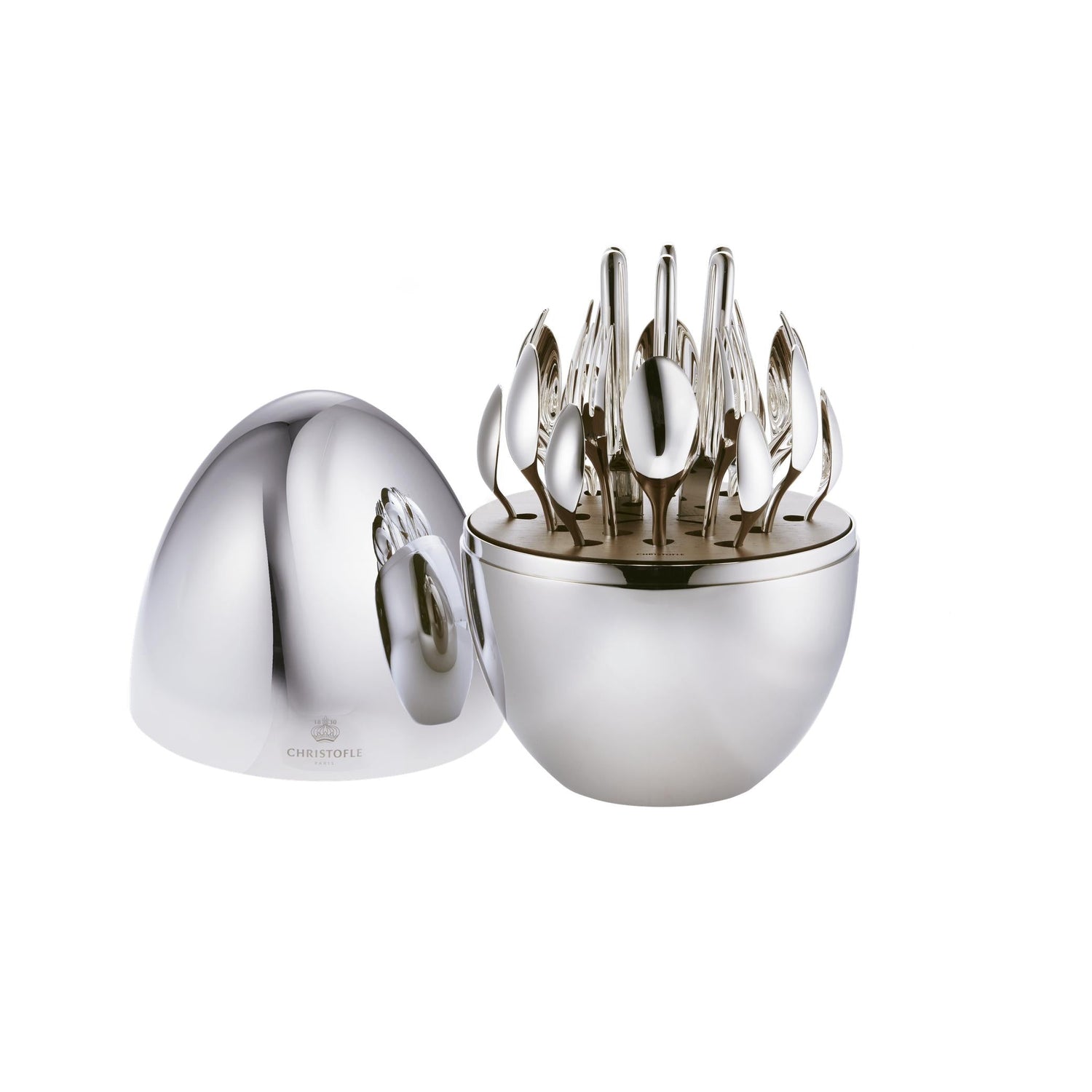 Christofle Mood Easy Silver-Plated 24-Piece Dessert Set