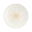 Christofle Malmaison Impériale Porcelain Bread Plate Gold Finish