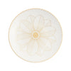 Christofle Malmaison Impériale Porcelain Bread Plate Gold Finish
