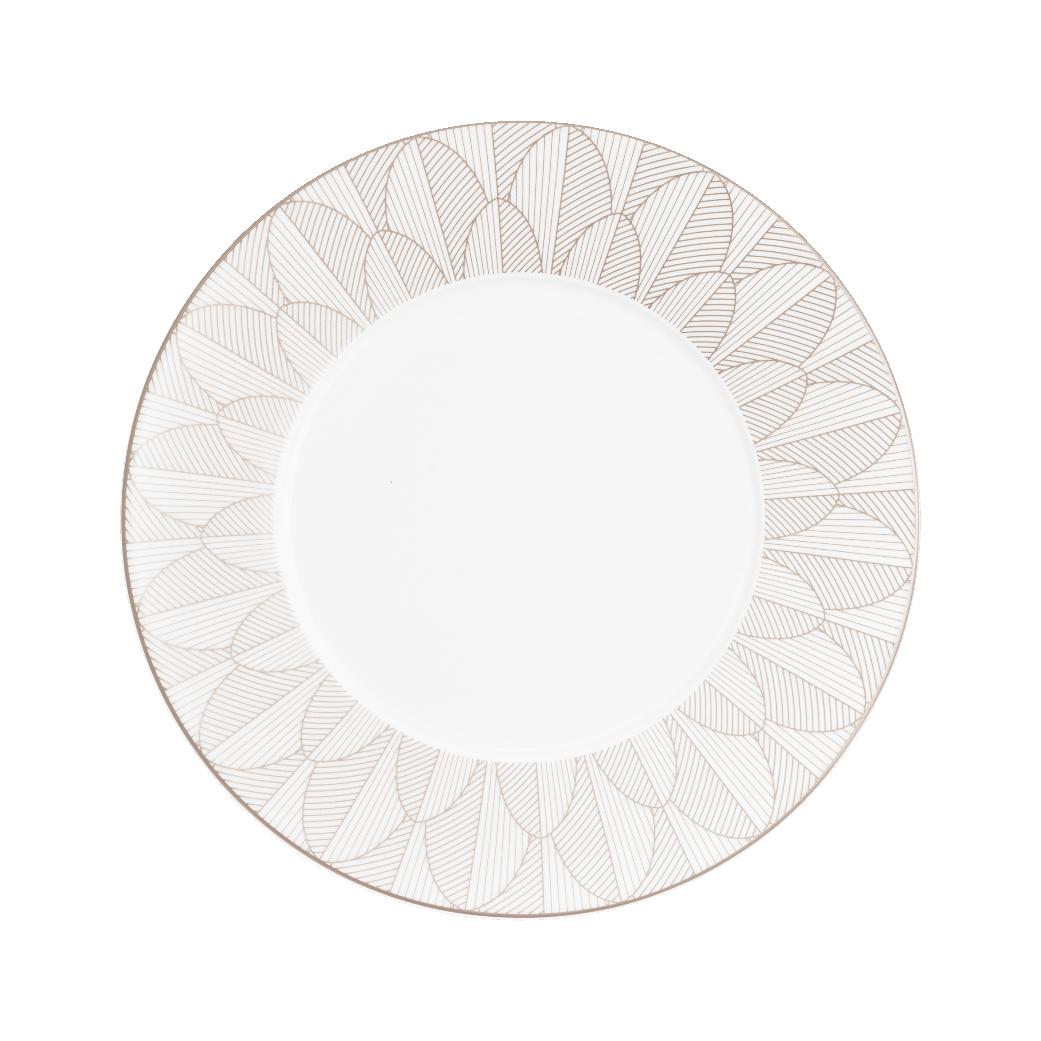 Christofle Malmaison Impériale Porcelain Dinner Plate