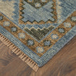 Feizy Fillmore 6935F Traditional Medallion Rug in Blue/Green