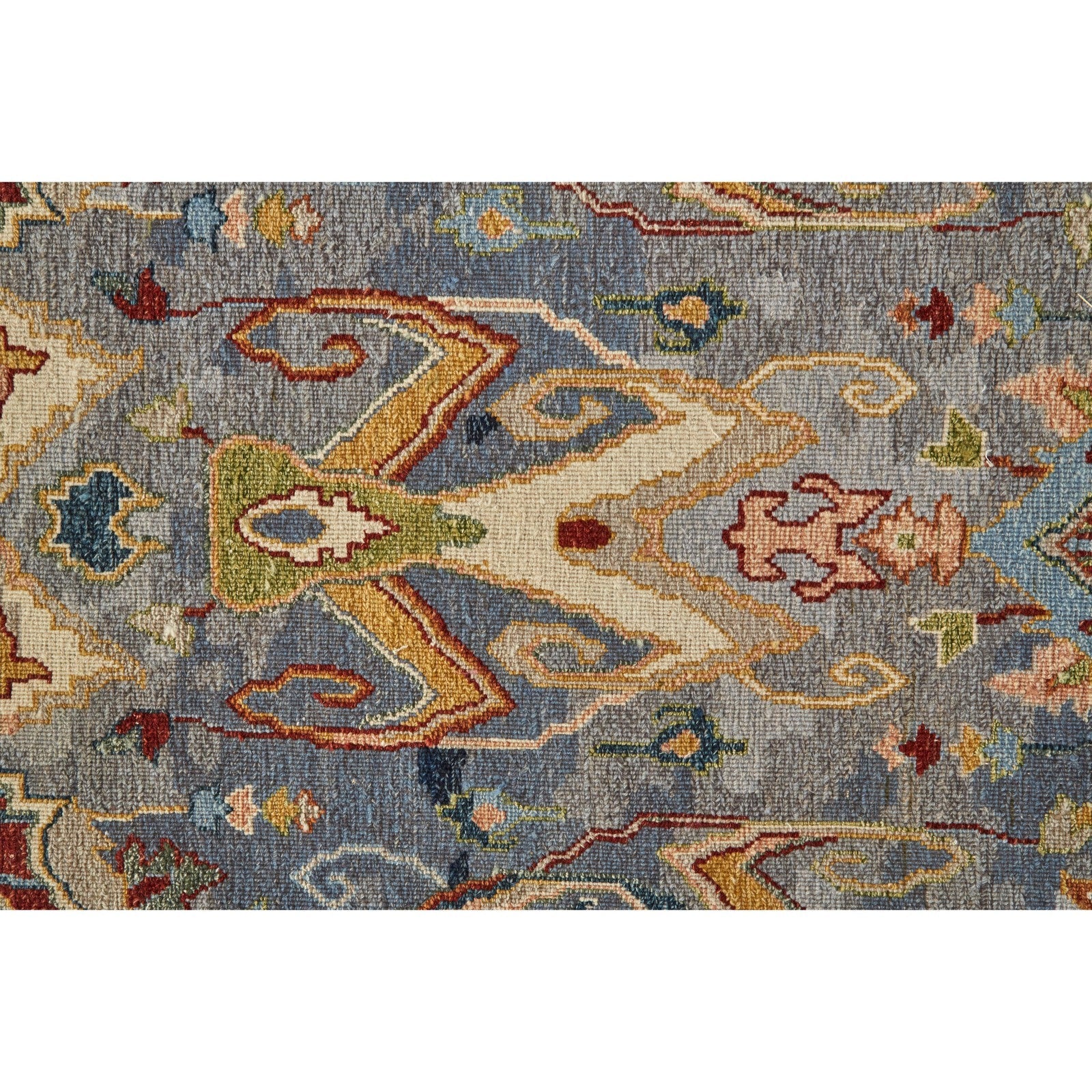 Feizy Leylan 0563F Transitional Ikat in Blue/Gray/Tan