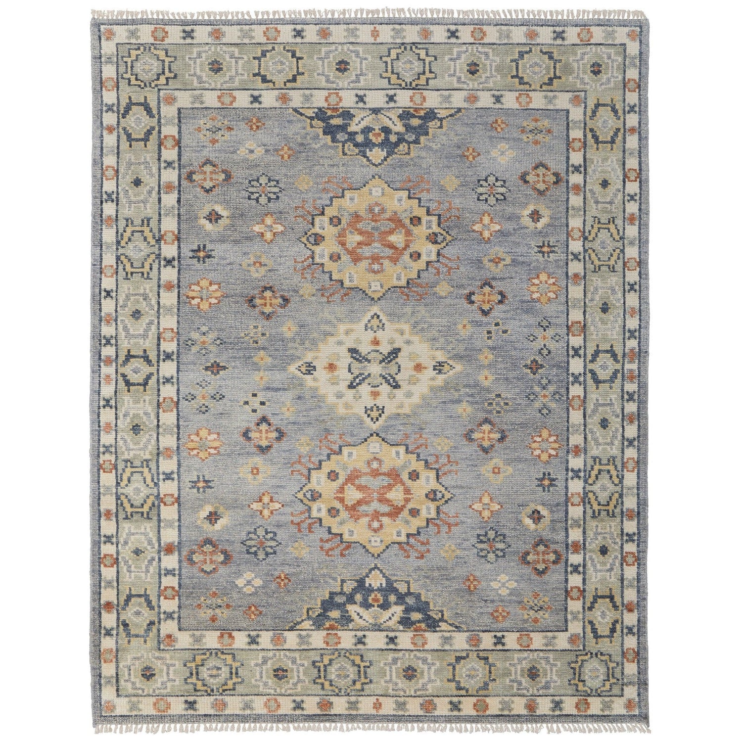 Feizy Fillmore 69CIF Transitional Diamond in Blue/Taupe/Gray