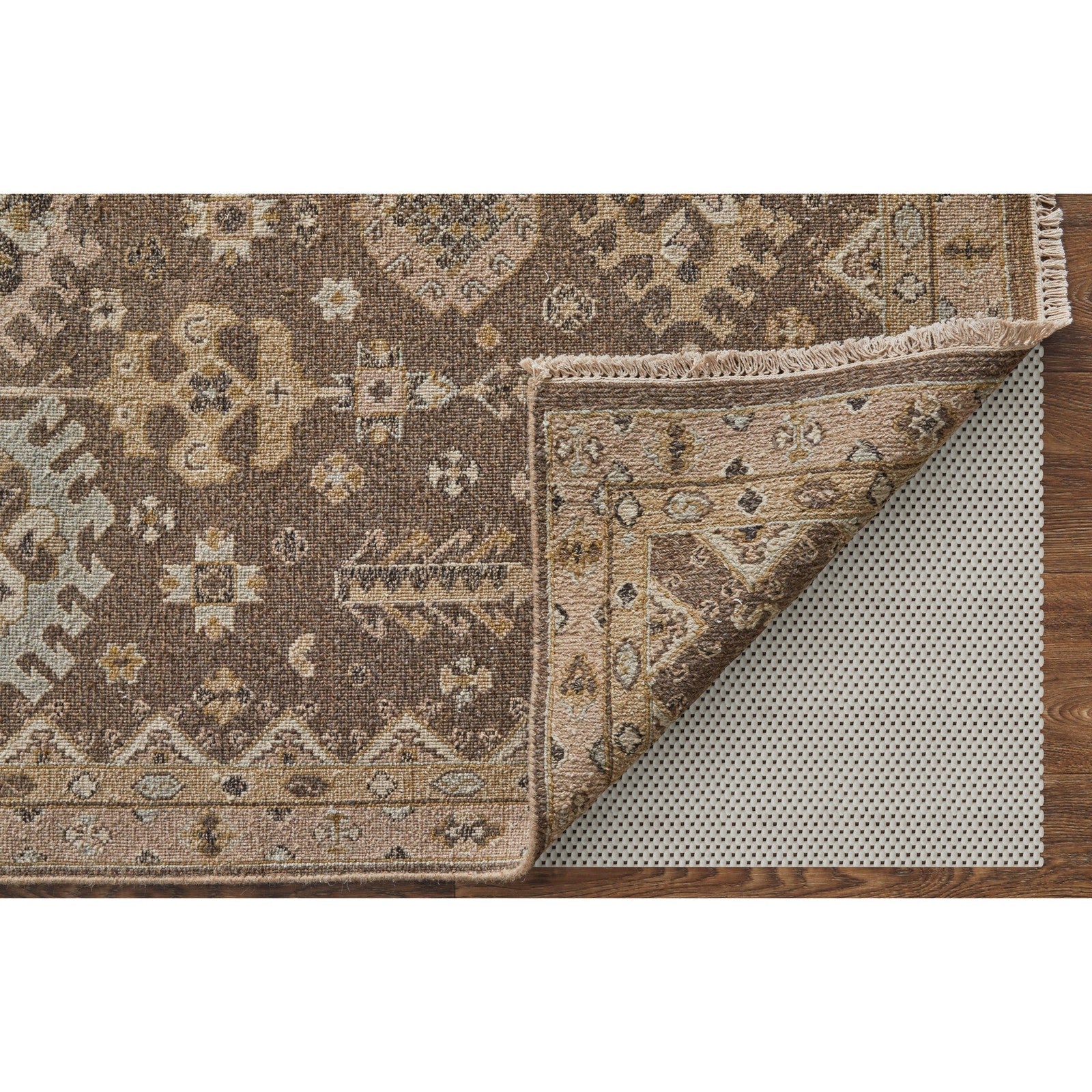 Feizy Corbitt 0610F Traditional Oriental in Brown/Ivory
