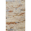 Feizy Everley 8644F Modern Abstract in Ivory/Blue/Brown
