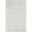 Feizy Redford 8669F Transitional Solid in White/Silver