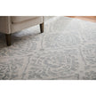 Feizy Belfort 8A29F Traditional Floral & Botanical Rug in Ivory/Gray