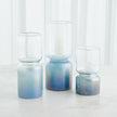 Global Views Blue Nipped In Vase
