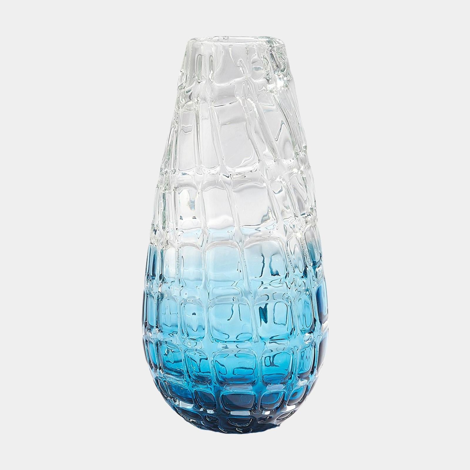 Global Views Ombre Blue Vase