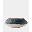 Global Views Aiden Etched Blue Rimed Planter