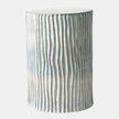 Global Views Bromily Texture Wave Stool