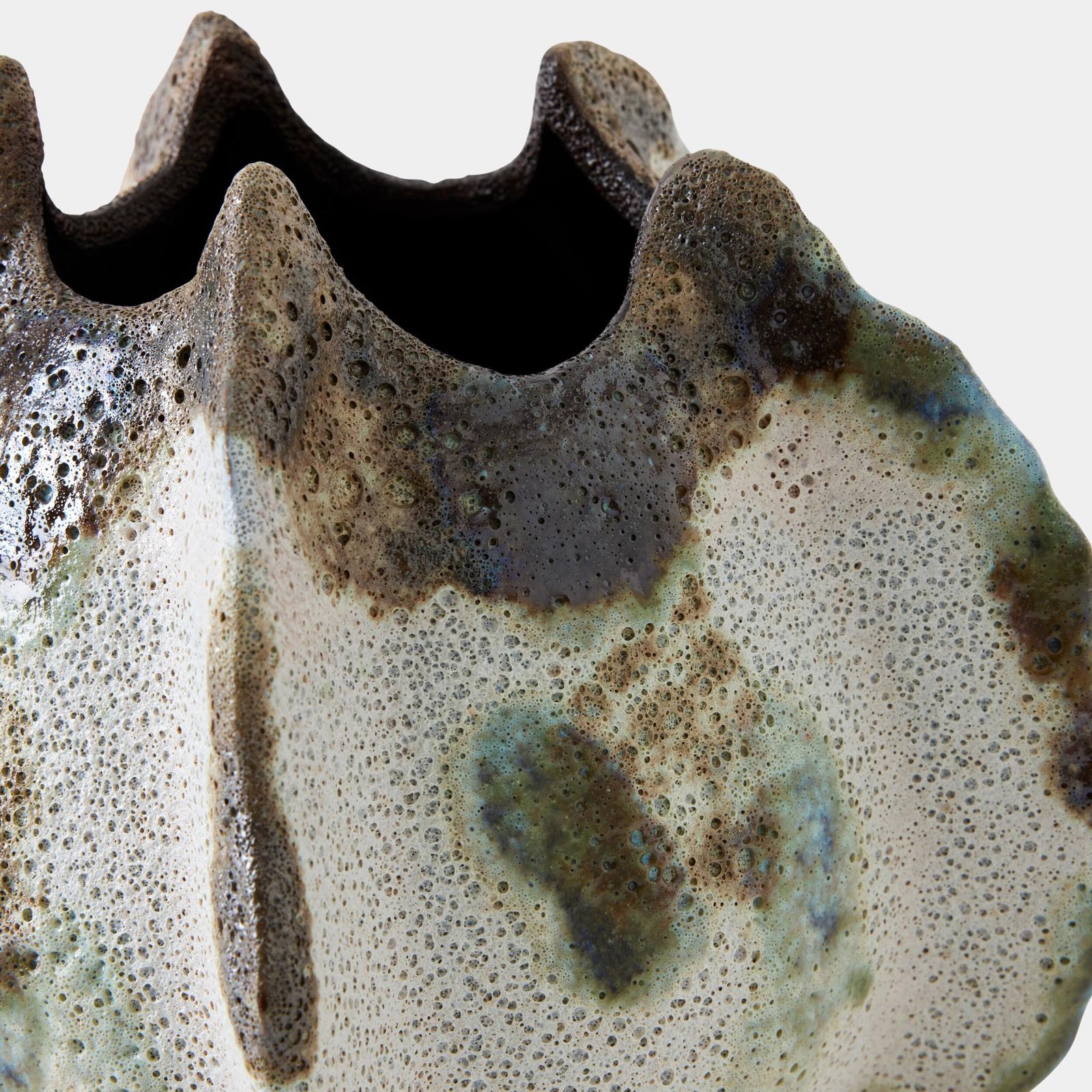 Global Views Ceramic Pinched Vase