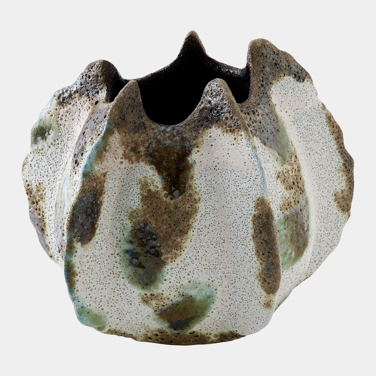 Global Views Ceramic Pinched Vase