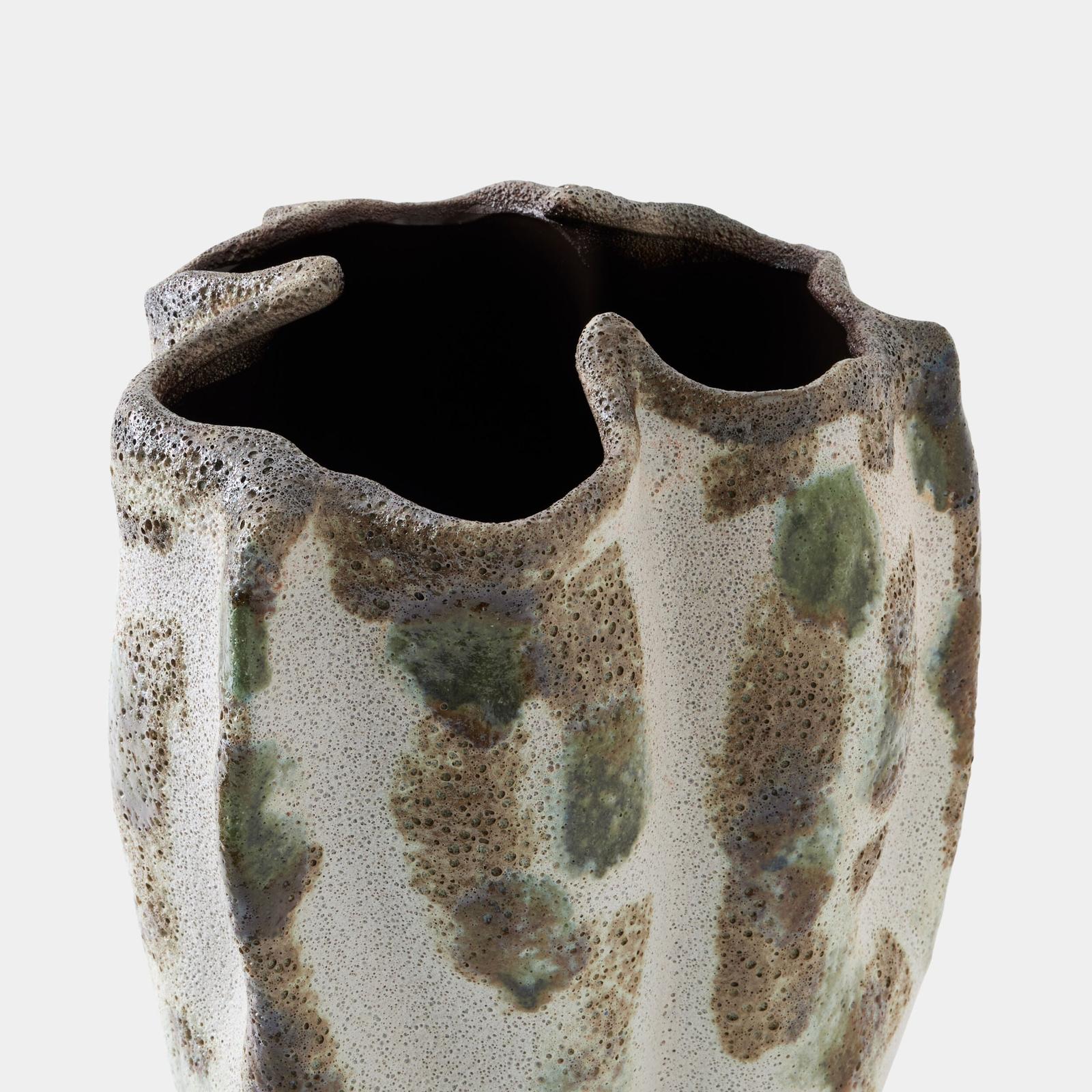Global Views Ceramic Pinched Vase