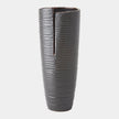 Global Views Metallic Black Split Vase