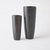 Global Views Metallic Black Split Vase