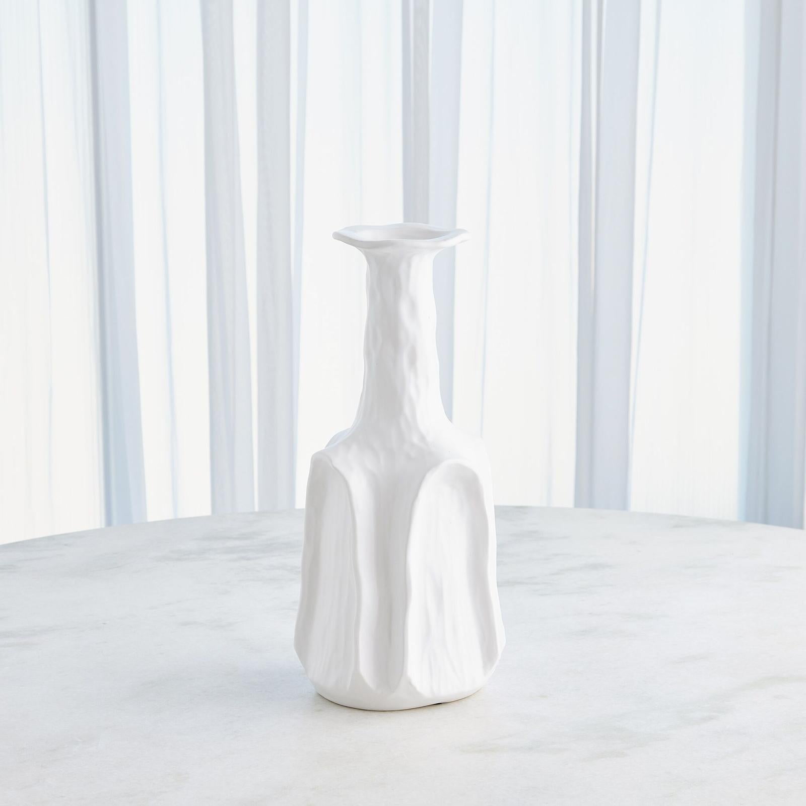 Global Views Colosseum White Vase