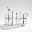Global Views Crooked Line Grid Vase