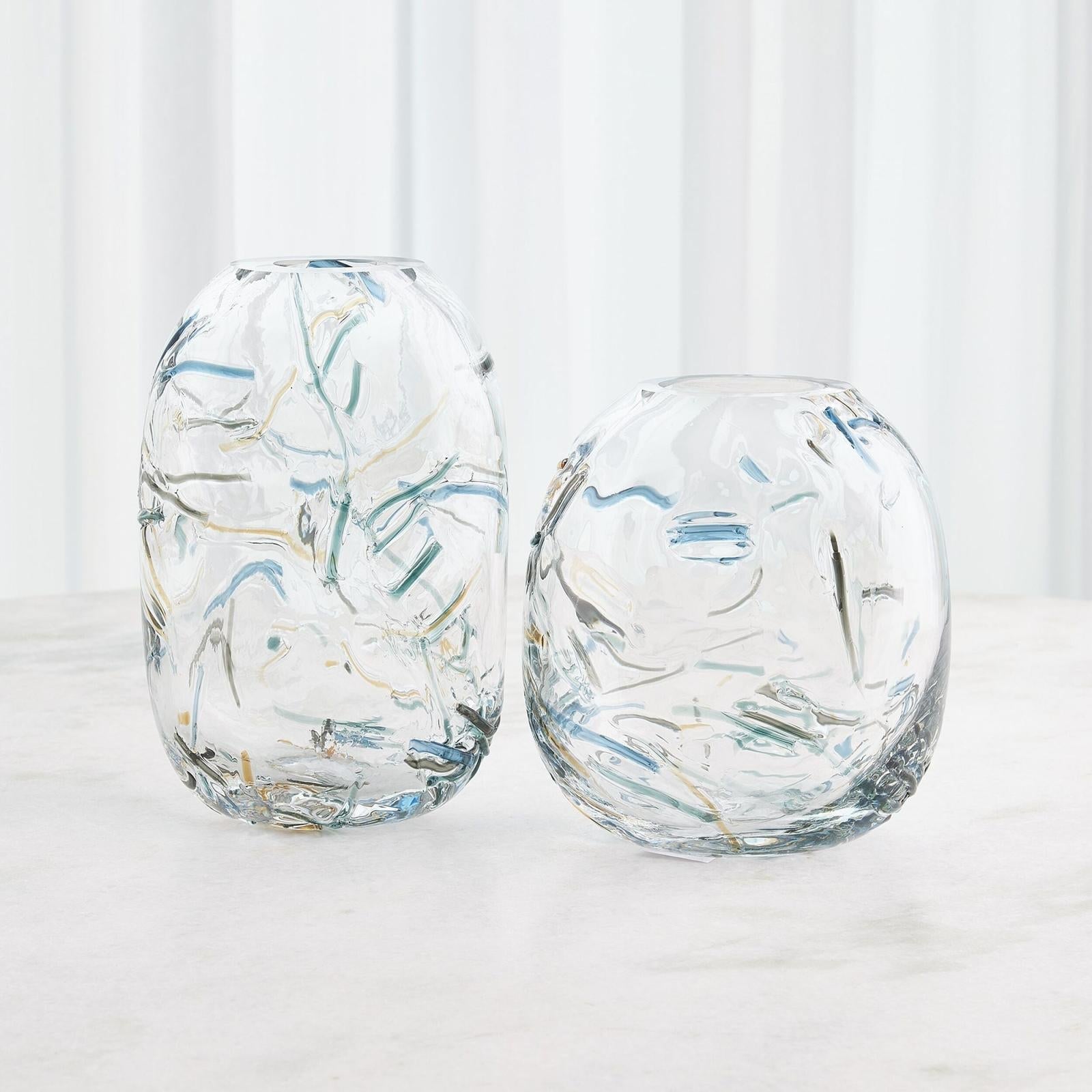 Global Views Confetti Glass Vase