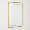 Global Views Claus Brushed Brass Stud Mirror